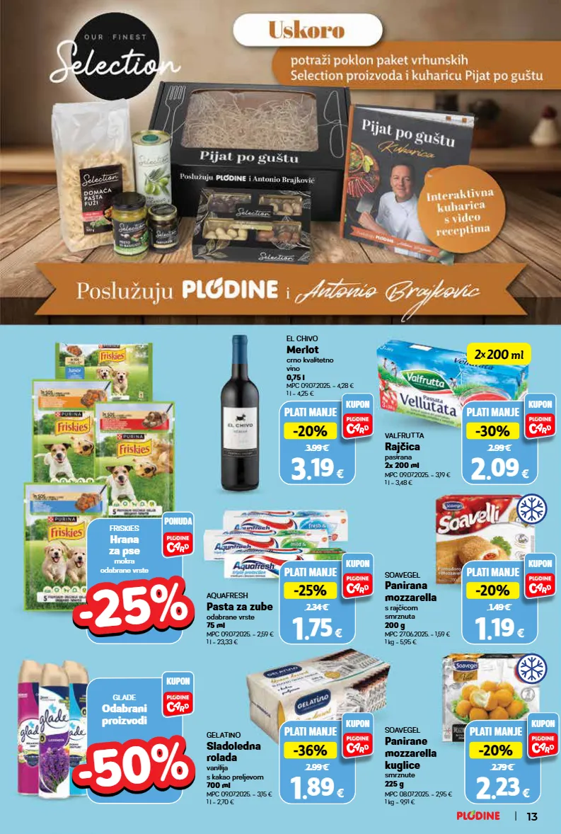 hrana za pse,mozzarella,pasta za zube,rajčica,vino