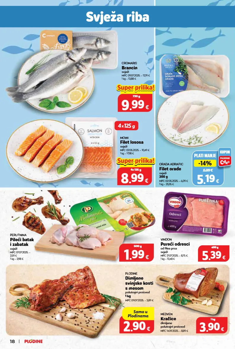 brancin,orada,pileći batak,pileći batak i zabatak,riba