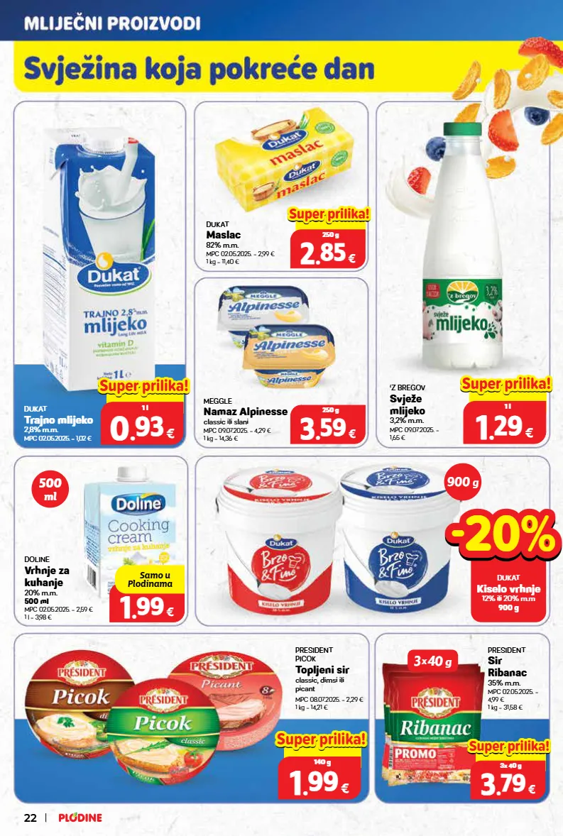 kiselo vrhnje,maslac,mlijeko,sir,trajno mlijeko,vrhnje za kuhanje