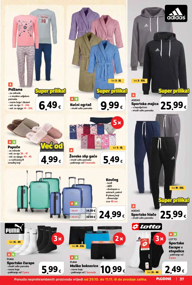 bokserice,gaće,hlače,majica,papuče,pidžama,stopalice