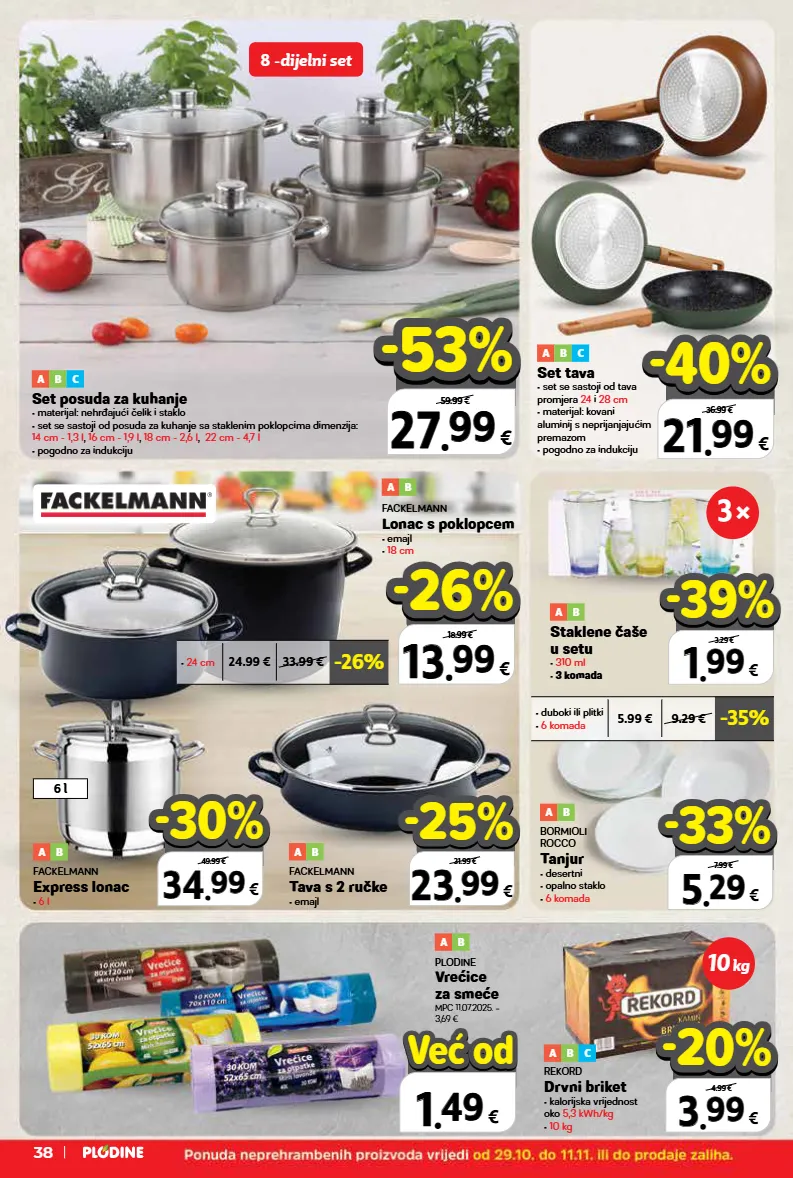 set posuda,tava