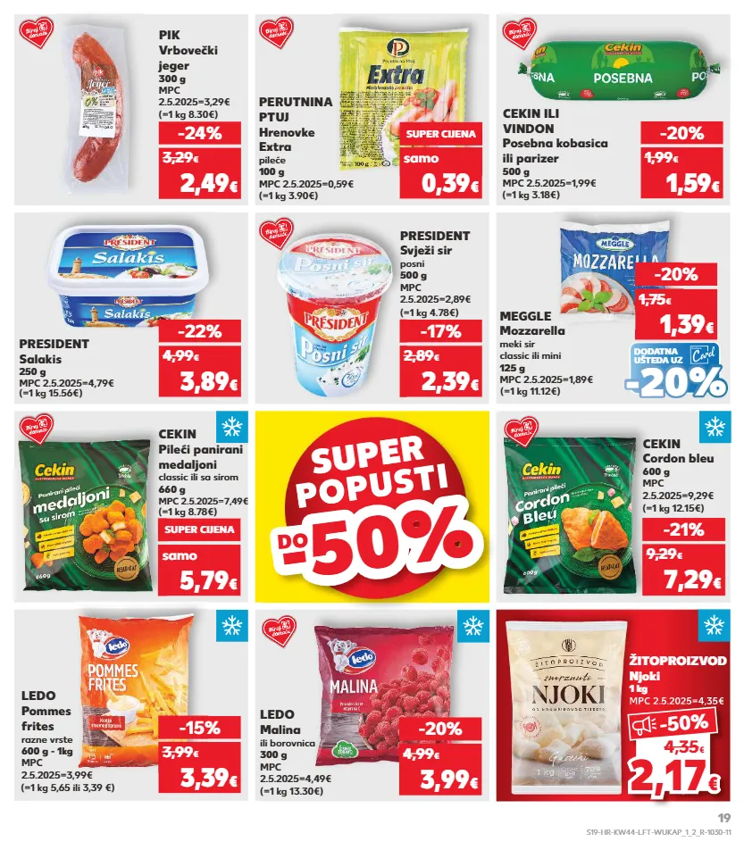 borovnica,hrenovke,kobasica,mozzarella,njoki,sir