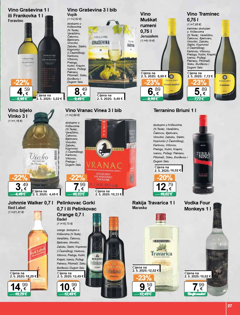 graševina,pelinkovac,travarica,vino,vodka