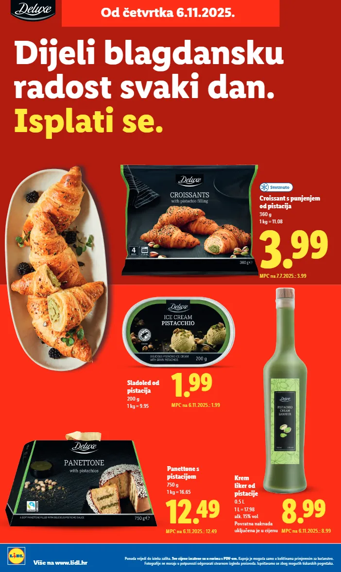 croissant,liker,sladoled