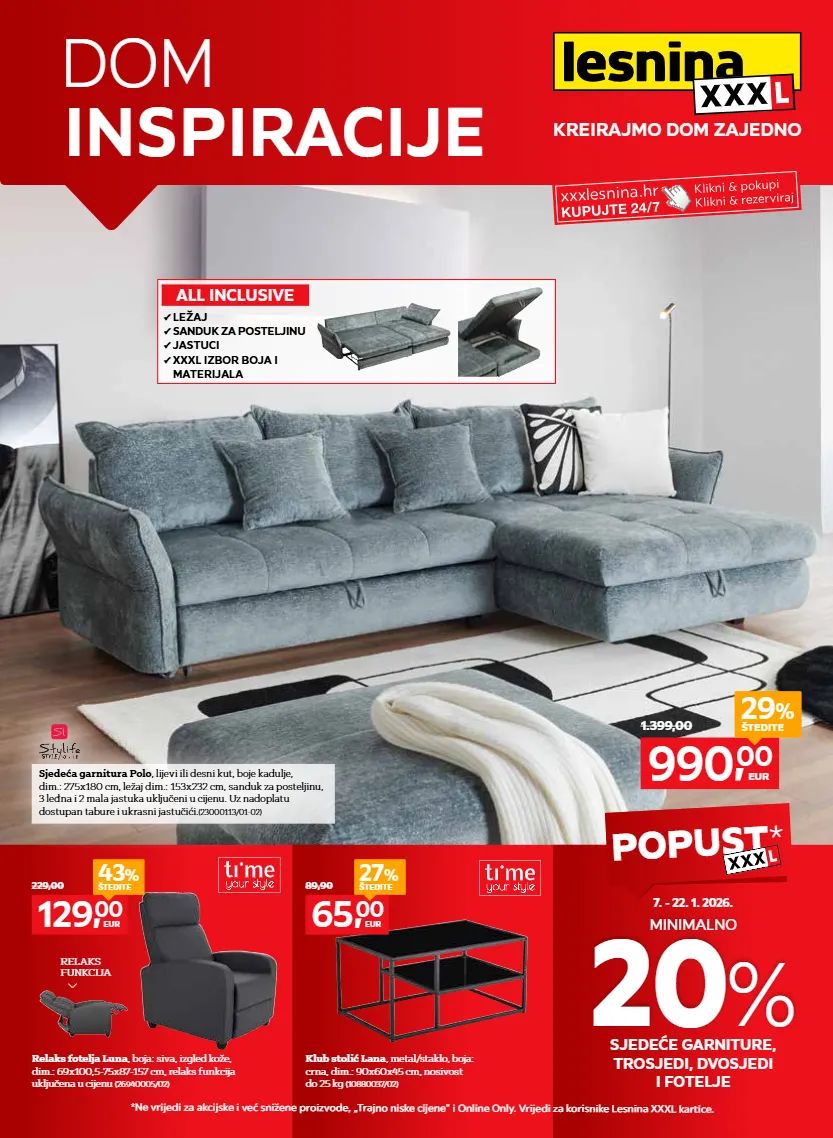 sjedeća garnitura,trosjed