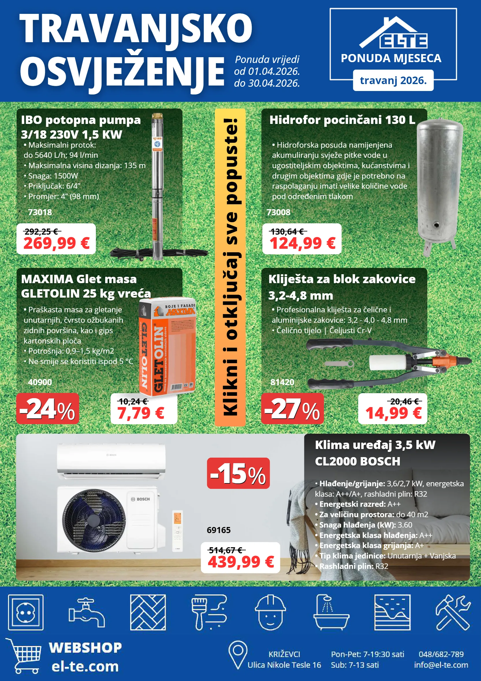 klima,klima uređaj,potopna pumpa