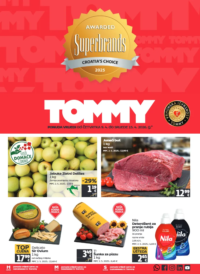 deterdžent,jabuka,juneći but,sir