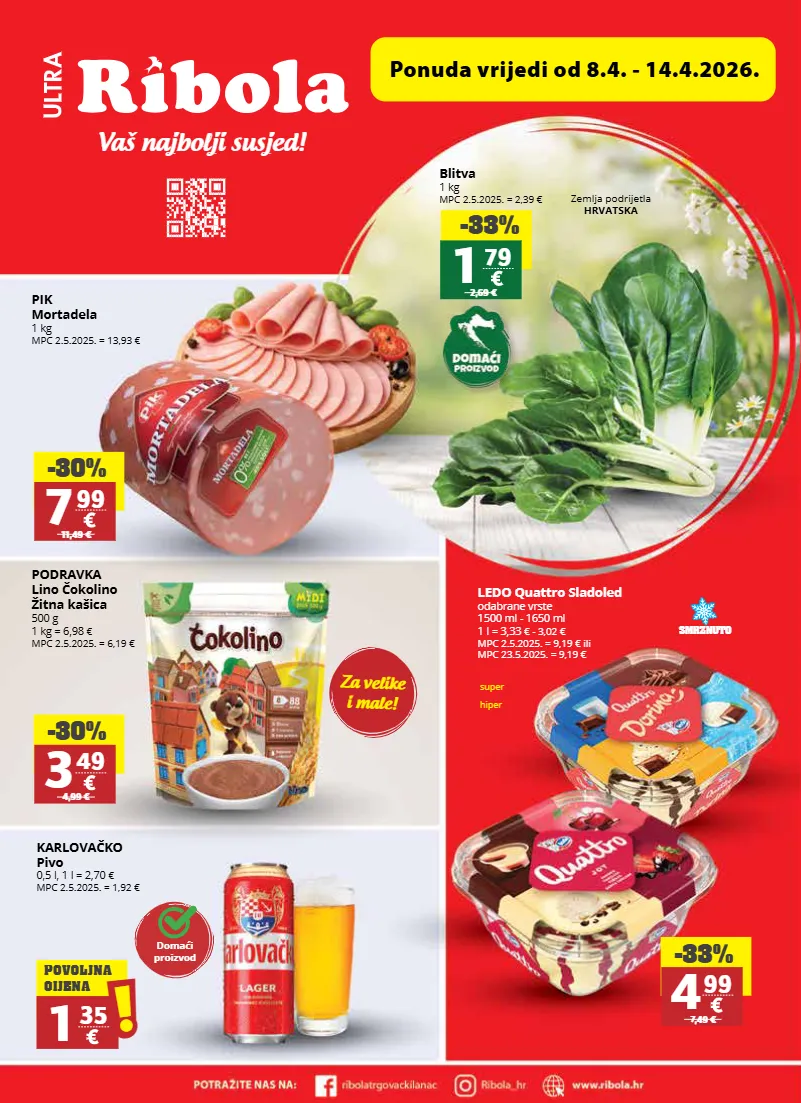 blitva,mortadela,pivo,sladoled