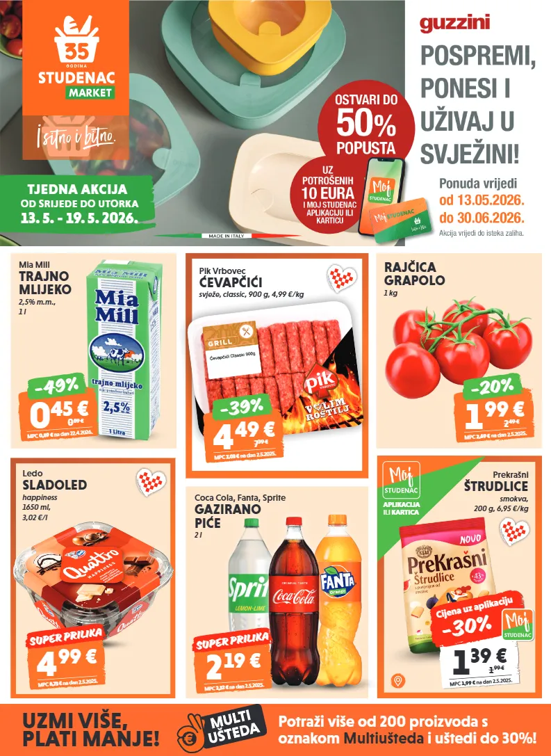 rajčica,sladoled,coca cola,trajno mlijeko,mlijeko