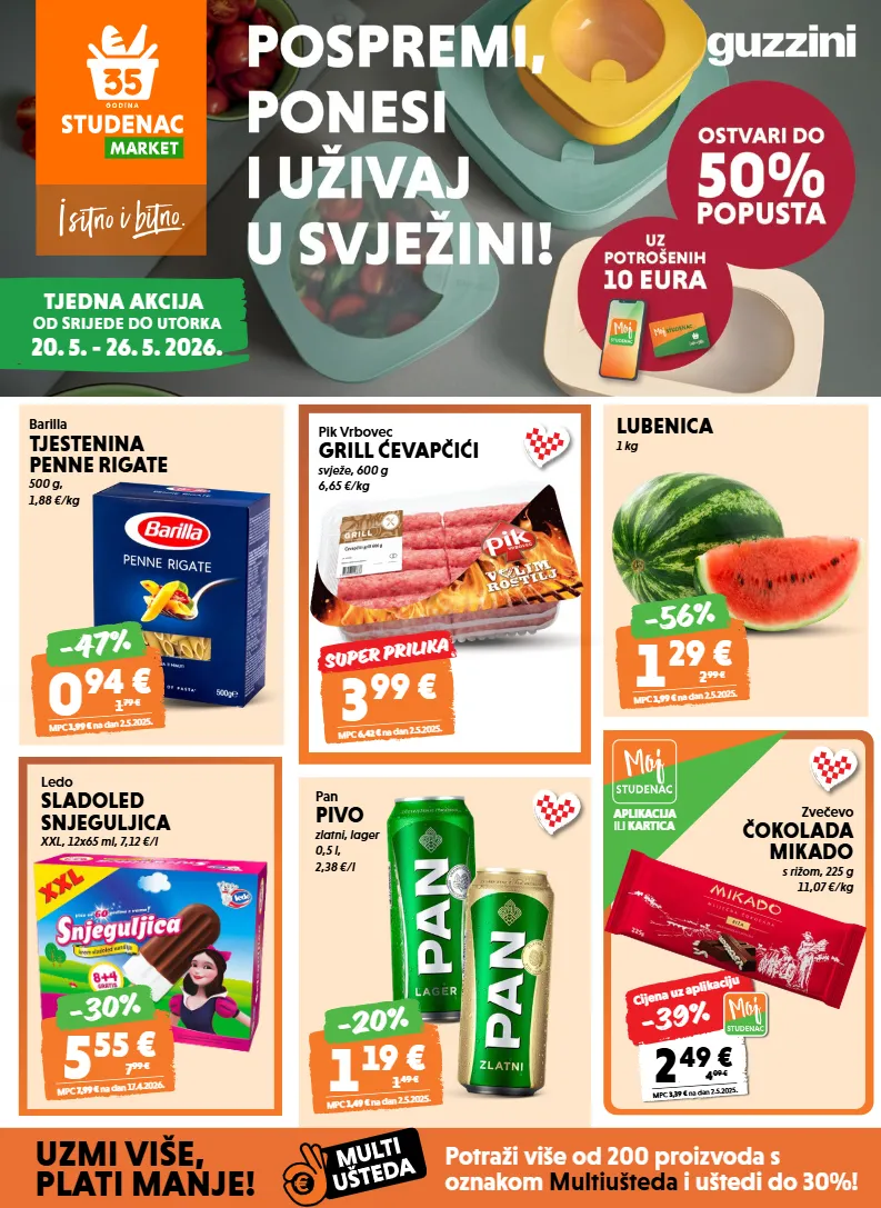 sladoled,tjestenina,lubenica,pivo