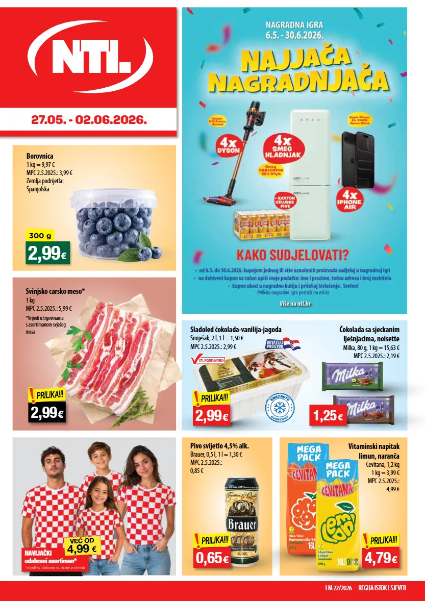 carsko meso,sladoled,limun,pivo,naranča,borovnica