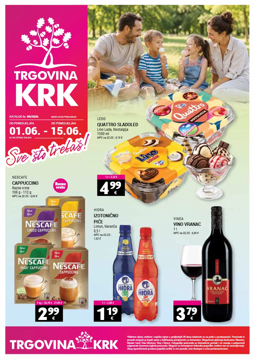 sladoled,vino,cappuccino,limun,naranča