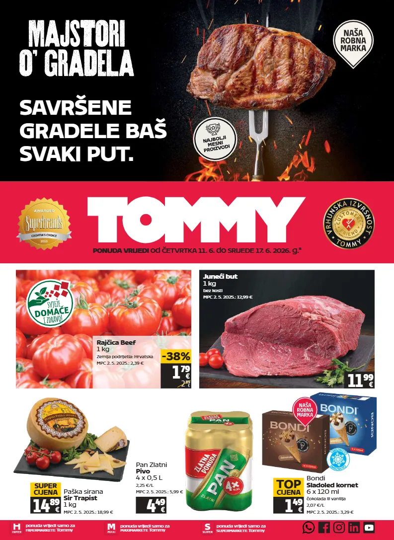 rajčica,sladoled,sir,pivo,juneći but