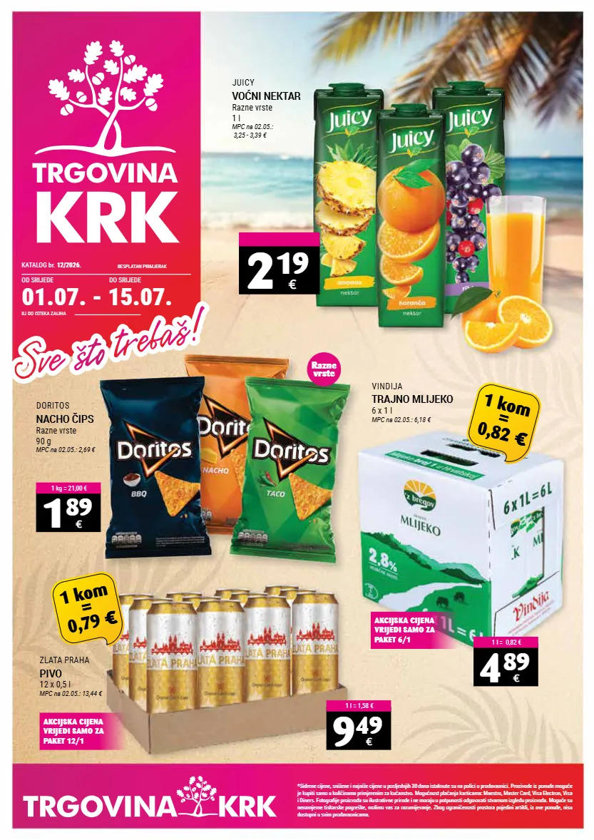 doritos,trajno mlijeko,pivo,mlijeko