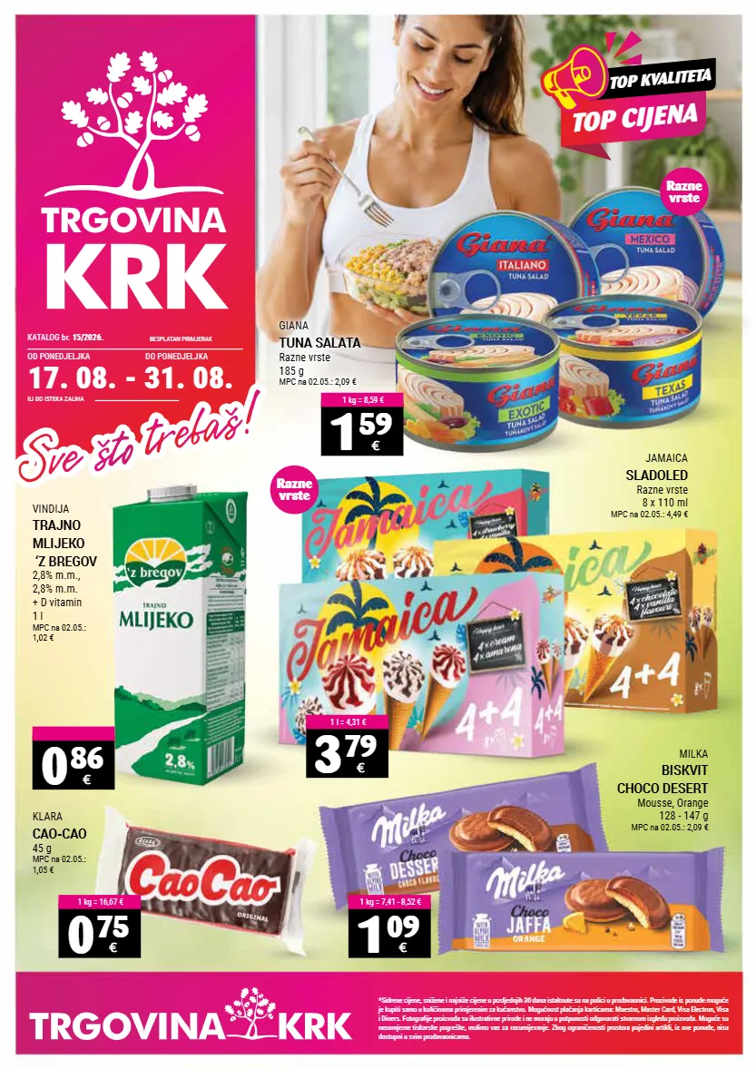 mlijeko,sladoled,trajno mlijeko,tuna