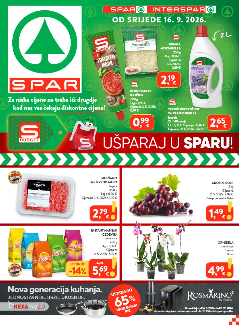 cedevita,deterdžent,grožđe,mljeveno meso,mozzarella,orhideja,rajčica