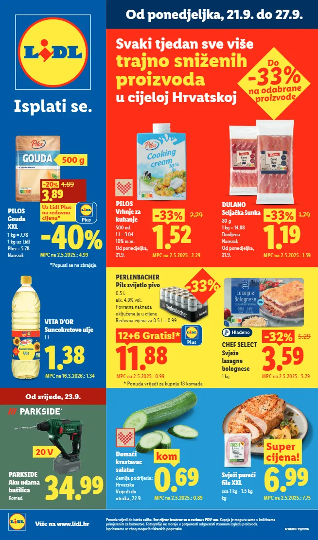 bušilica,gouda,krastavac,pivo,suncokretovo ulje,ulje,vrhnje za kuhanje