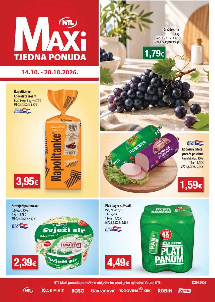 grožđe,kobasica,napolitanke,pivo,sir